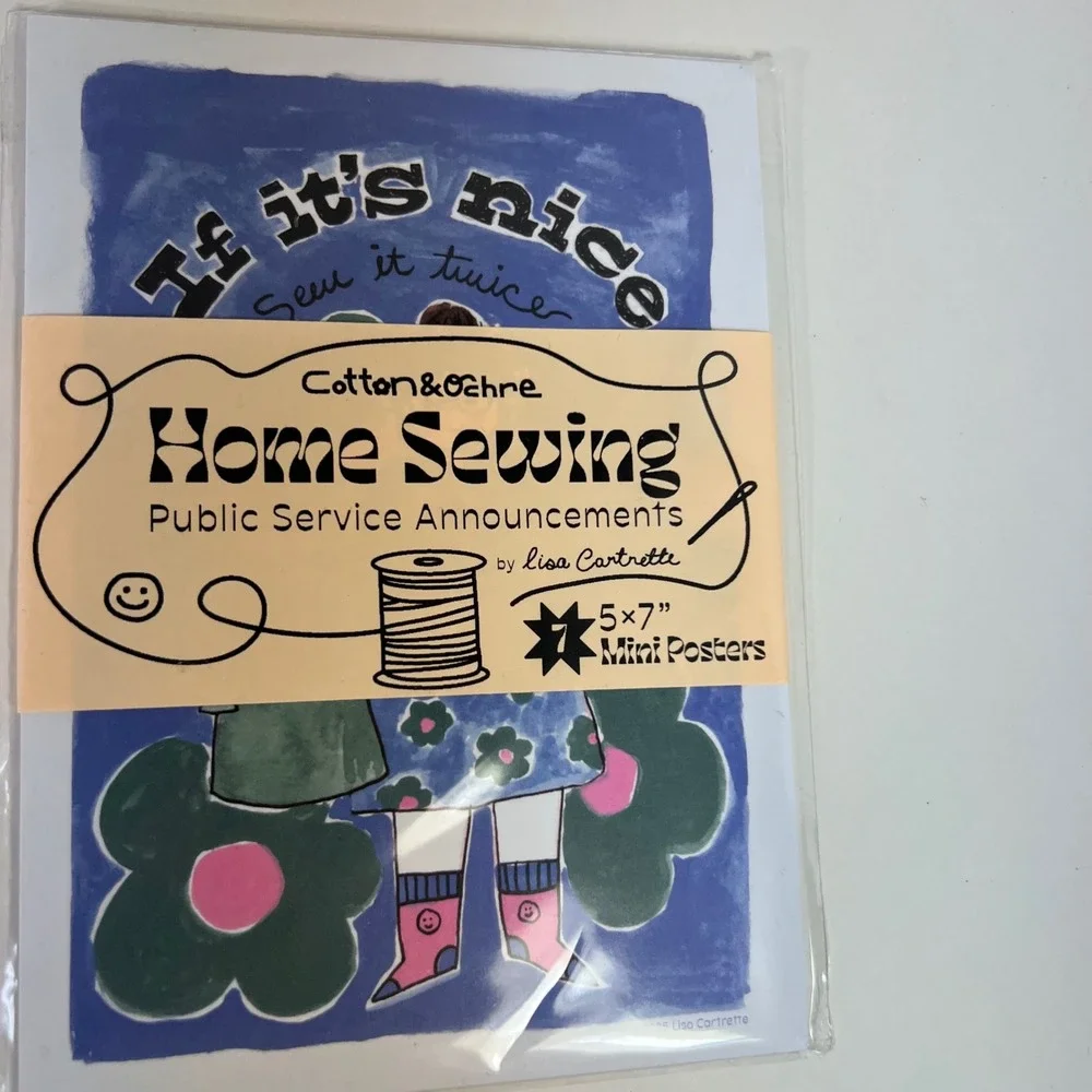 Cotton & Ochre collection sewing